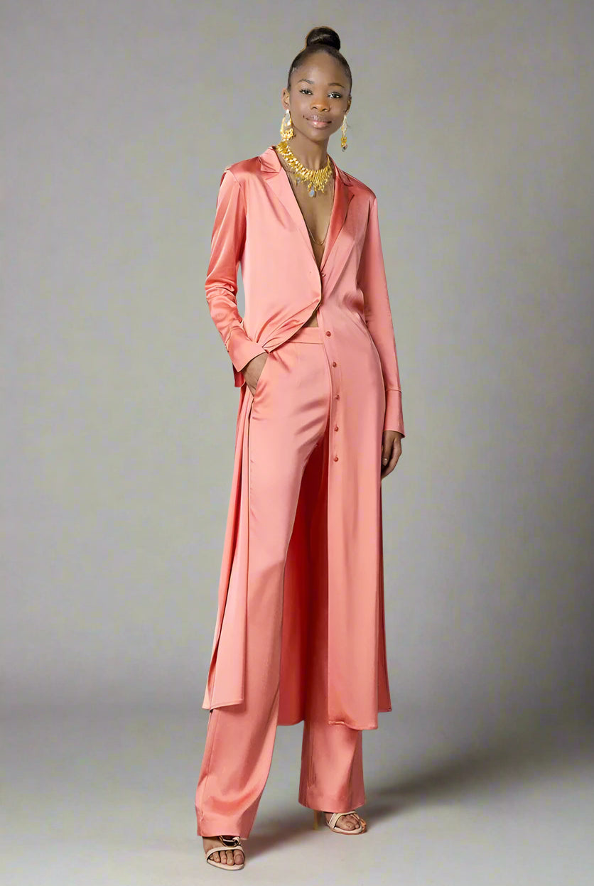 Ashore-shop-women-summer-long-silk-satin-two-piece-pant-suit-sets