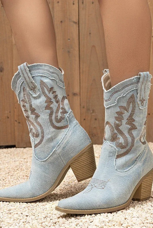 Ashore_Shop_Cowgirl_Boots_Embroidery_Denim_Boots