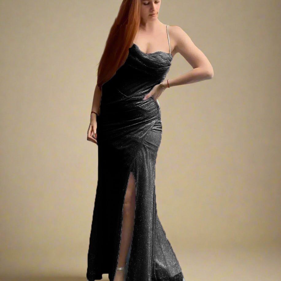 Ashore_Shop_Spaghetti_Straps_Lightweight_Mesh_Prom_Dress-black