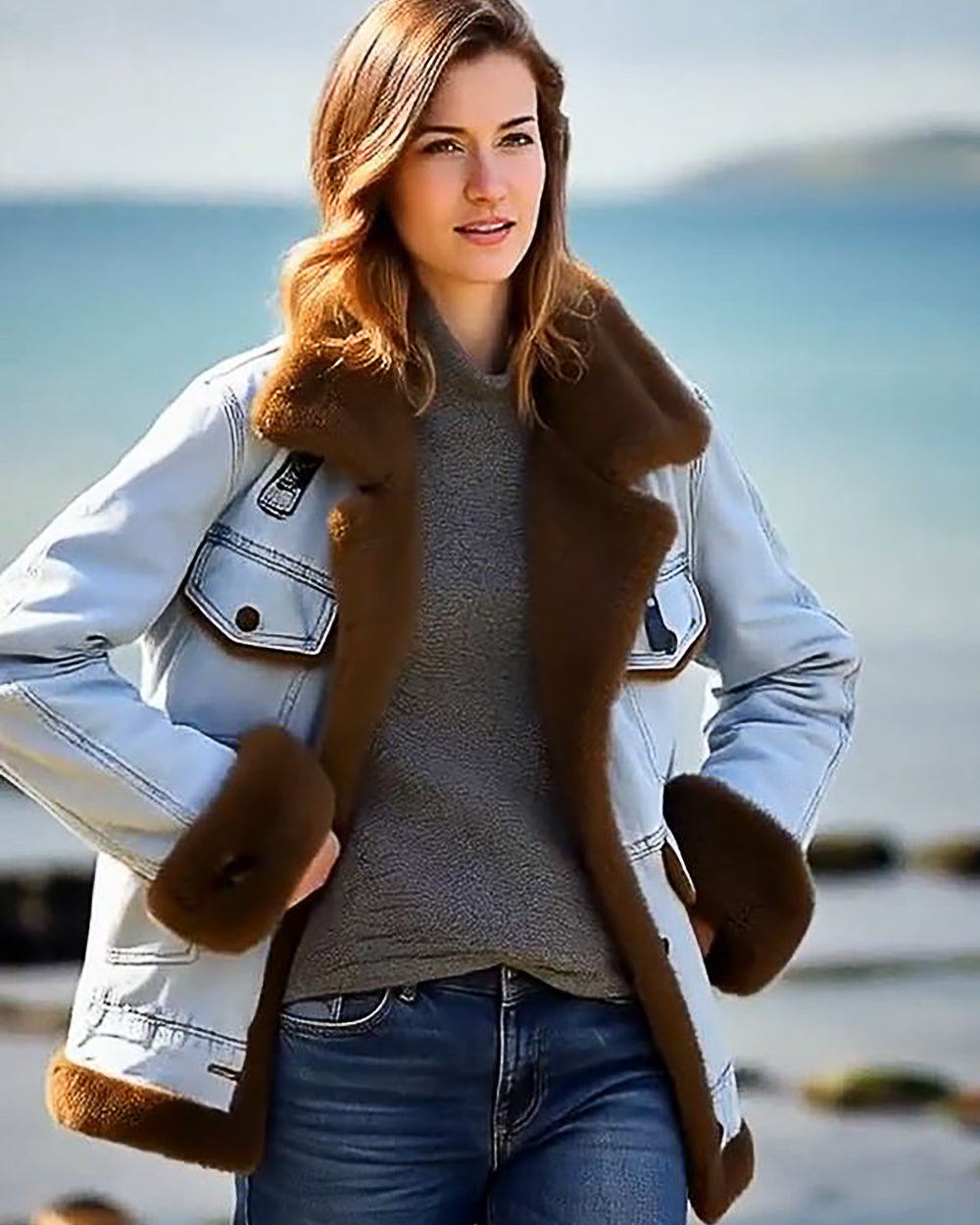 Ashore_Washed_Denim_Fur_Coat_Loose_Fit_Super_Warm