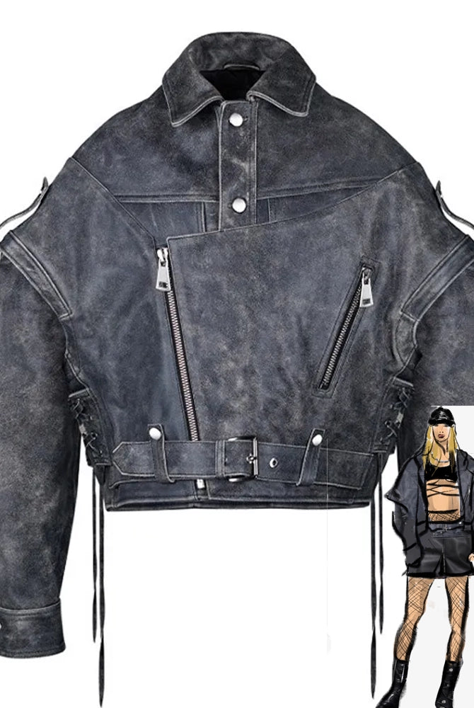 Ashoreshop-washed-Faux-Leather-Short-Coats-Women-Chic-Long-Sleeve-Irregular-Motorcycle-jackets