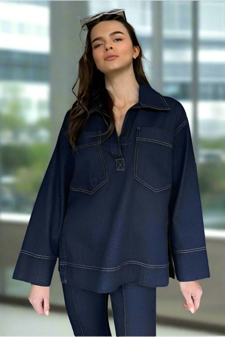 Modern_Women_Trendy_Loose_Denim_Two_Piece_Sets-2