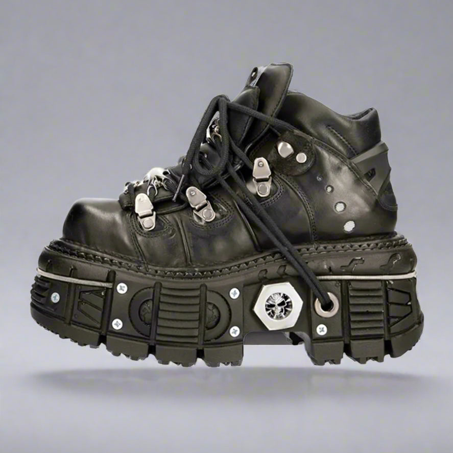 Trendy_metal_trim_women_motorcycle_punk_biker_sneaker