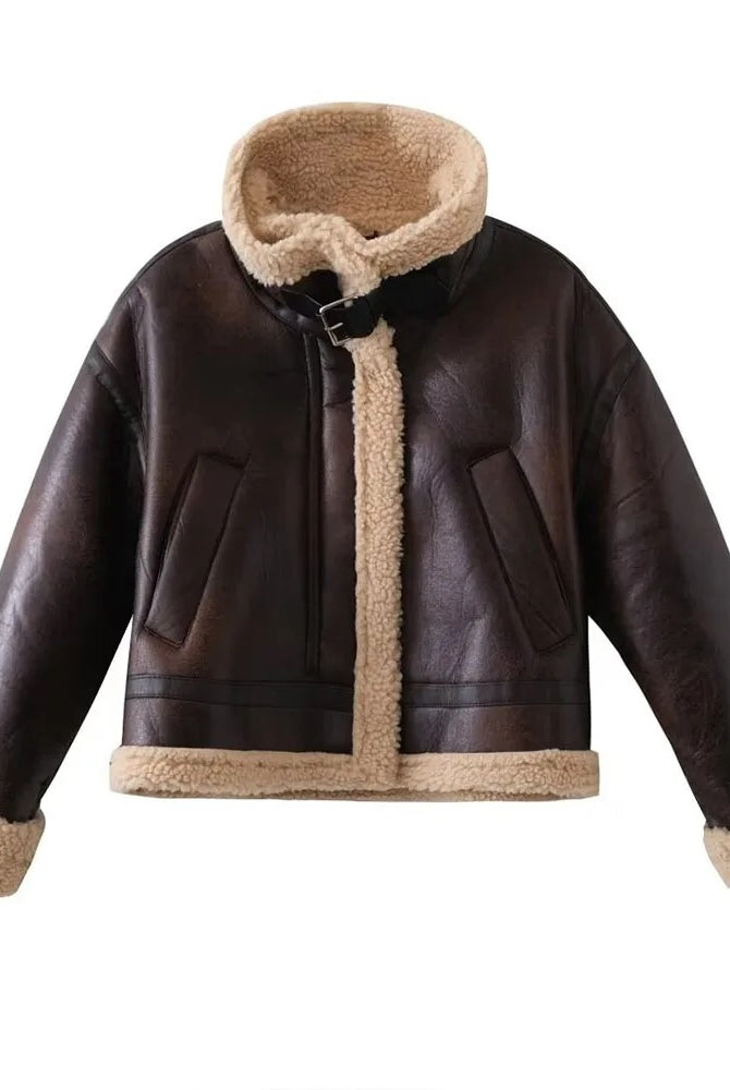 Womens_Faux_Shearling_Motorcycle_Warm_Short_Leather_Coats--3