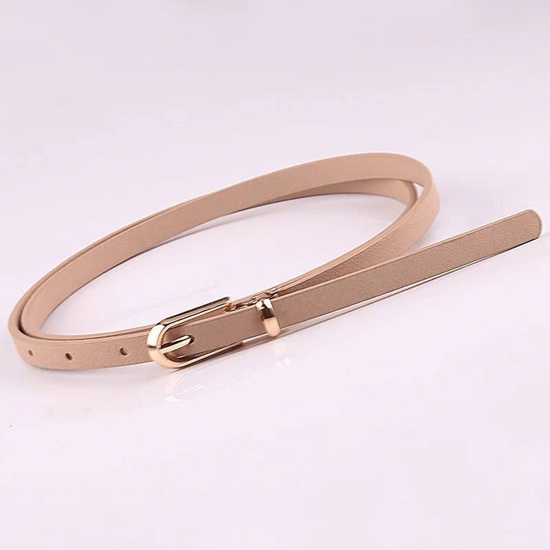 Women's Multiple Colors Thin Belts