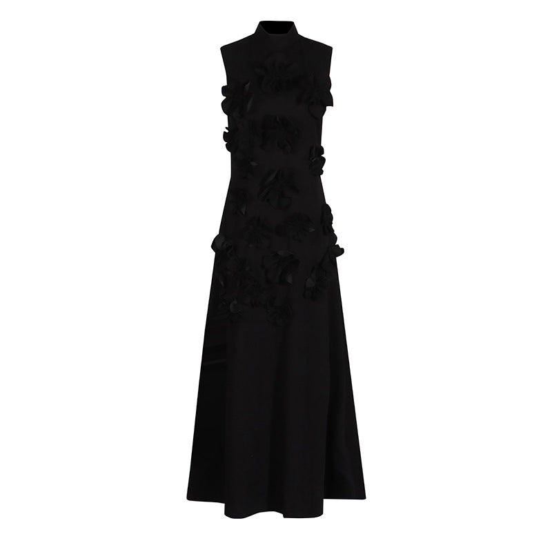 3d Flower Long Summer Sleeveless Dress Ashore Shop Summer Vacation Dress