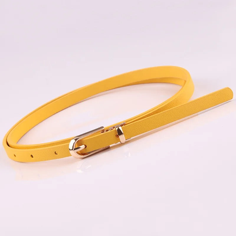 Women's Multiple Colors Thin Belts